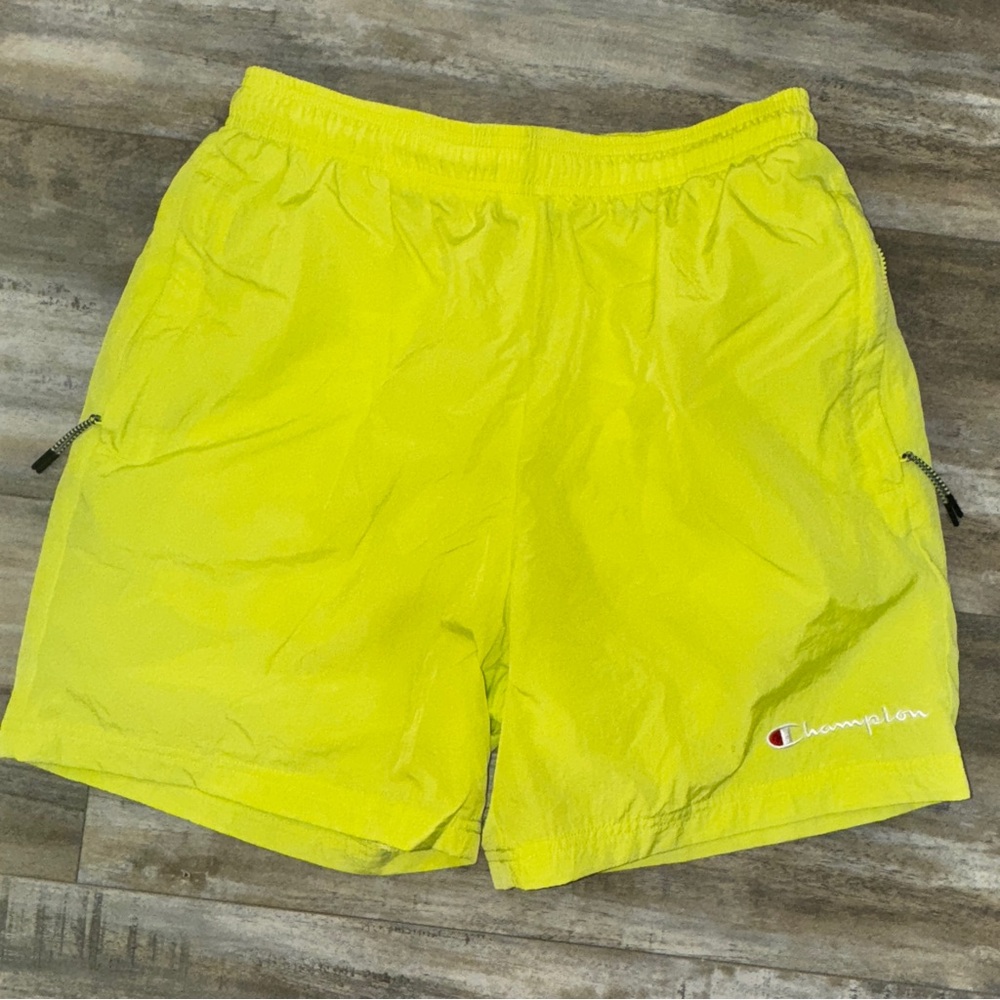 Champion Men's Bright Yellow Swim Trunks